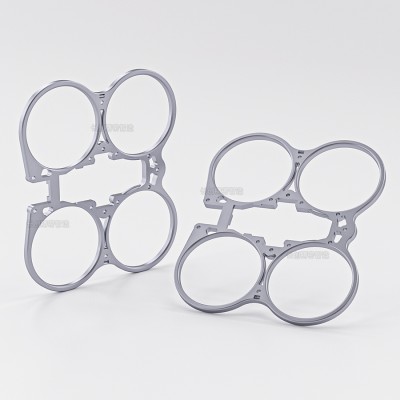 輕量化鎂合金壓鑄一體成型四軸無人機飛行器防撞框架定制